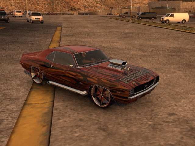 harley davidson camaro i made from scratch on midnight club la