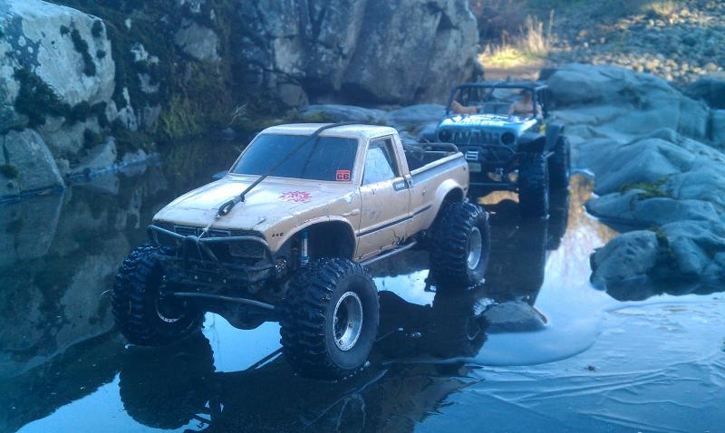 Jones Creek, Tillamook, OR. Ice pond.