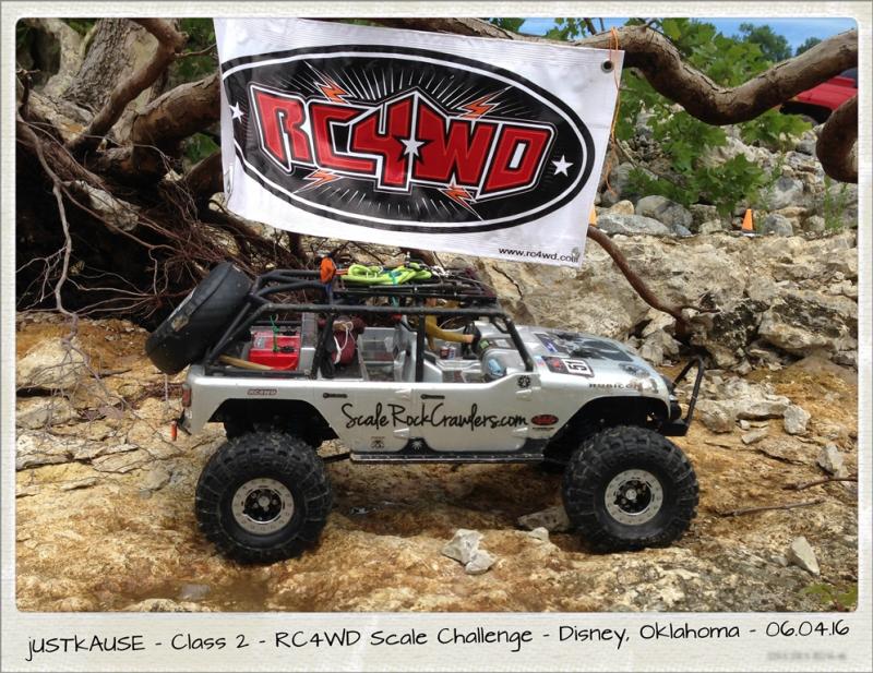 jUSTkAUSE @ RC4WD Scale Challenge in Disney, OK

Finished 2nd in Class 2