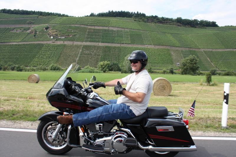 Me riding in Germany near BurnKastel Kuez 2009.