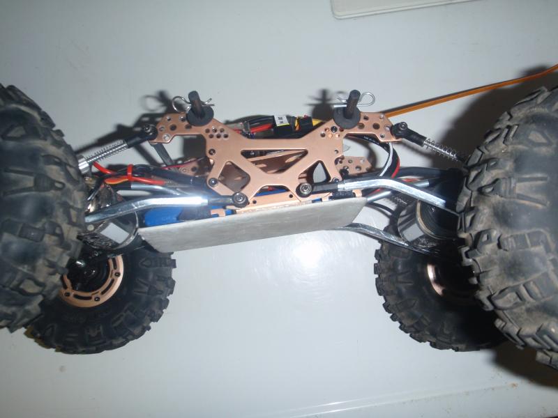 Modified chassis with skid