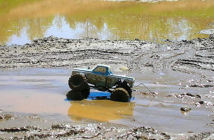 Muddin' like the big dogs do.