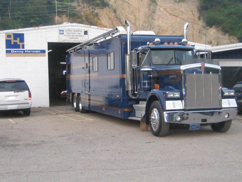 My buddy Danny's motor home. This is a sweet ride and we have had some fun in it!!.