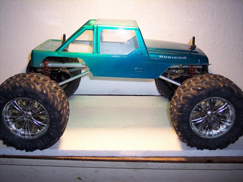 My first clod super, which had a TCS stick chassis. This rig was sold as a roller.