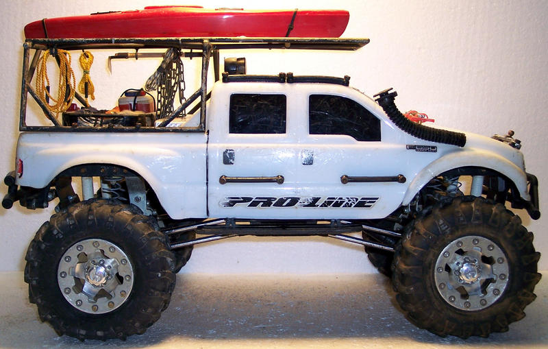 My very first crawler was this F650 2.2 scale rig. It took almost two years to build it into what is pictured here. It has since been sold to emac.