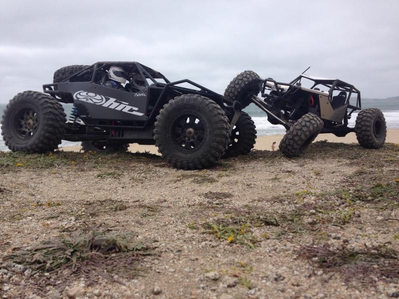 My Yeti XL and Wraith getting ready for some fun in the sand and rocks