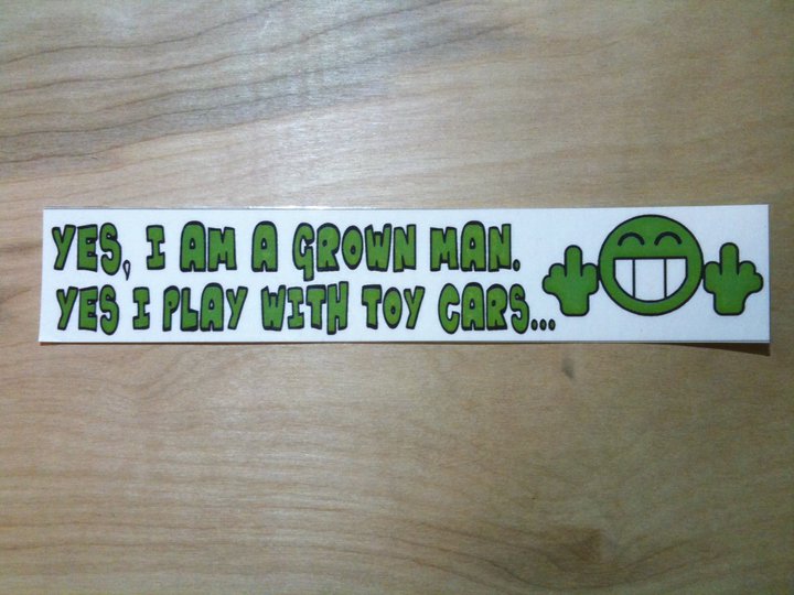 Our first of many fun stickers we like to make. Available for $1.50 for 2