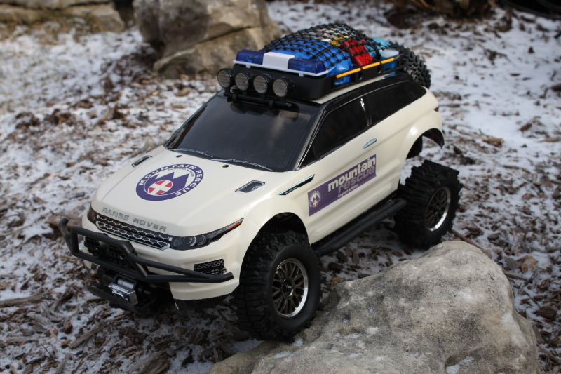 Range Rover Evoque Mountain Rescue