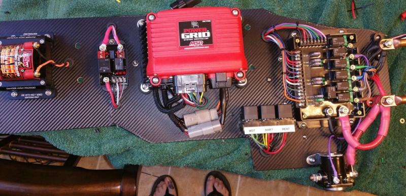 Real car fun,  wiring panel in a nitrous Mustang