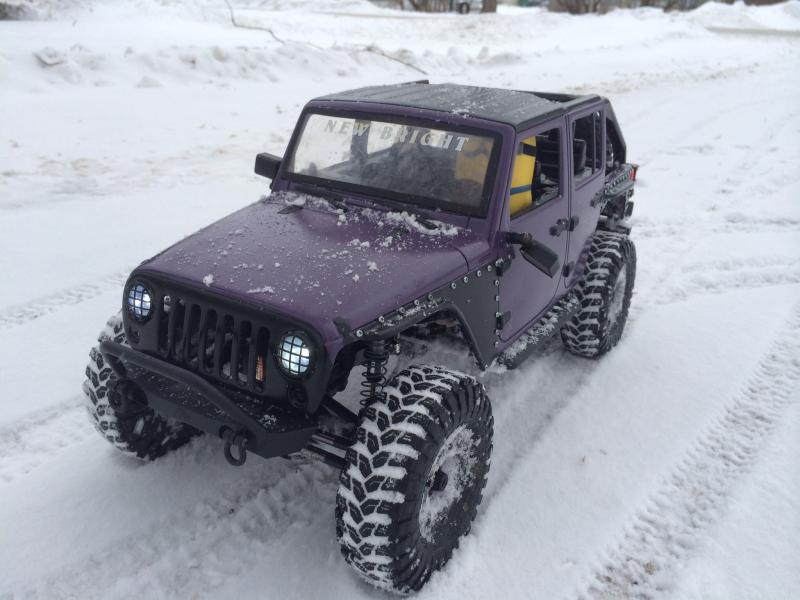 Right out of the box, and into the snow.  This thing is a lot of fun.