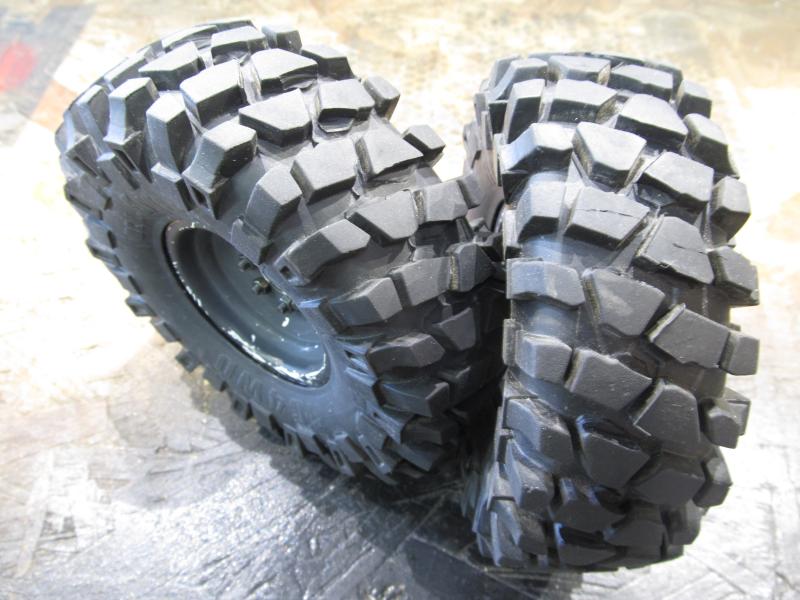 rock crusher xt 2.2 center lug cut, rc4wd steelies