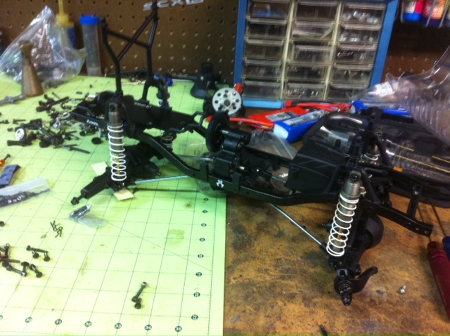 scx frame with the losi shocks