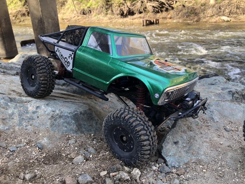 SCX10 based rig for my son