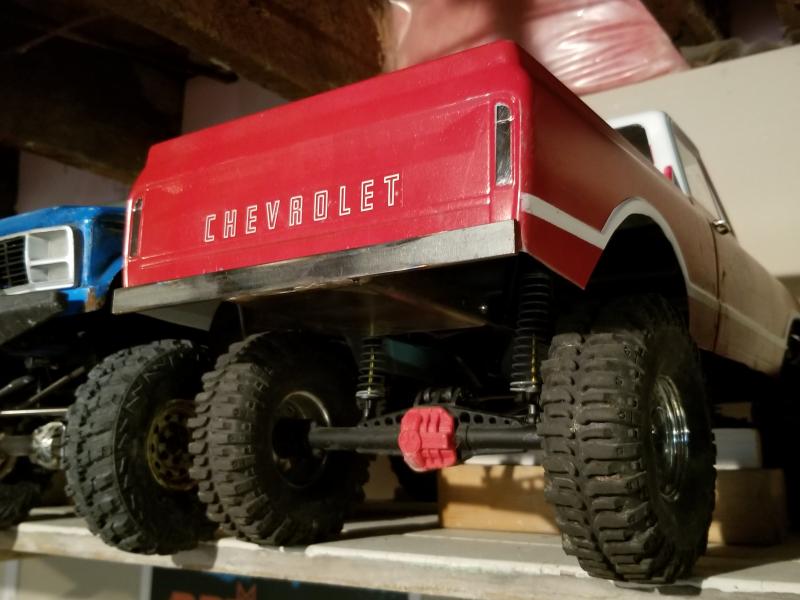 ScX10ii  Chevrolet C10 Custom Rear Bumper