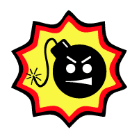 Serious Sam Bomb Logo logo