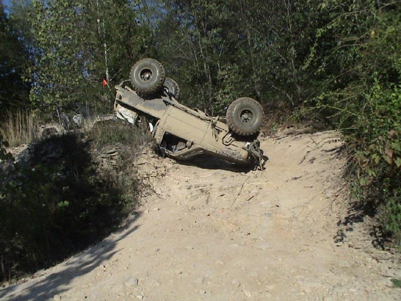 Steve at the Badlands Attica In. rubber side up