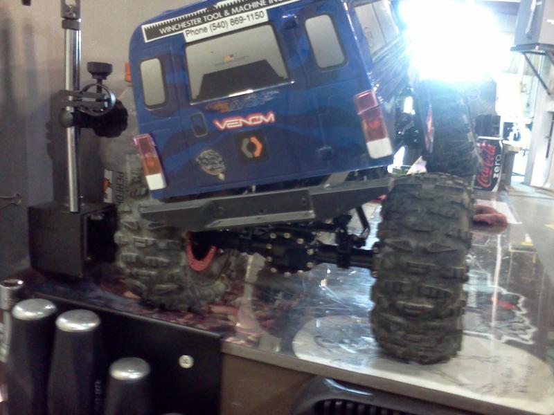 T-Rex 60 rear axle swap