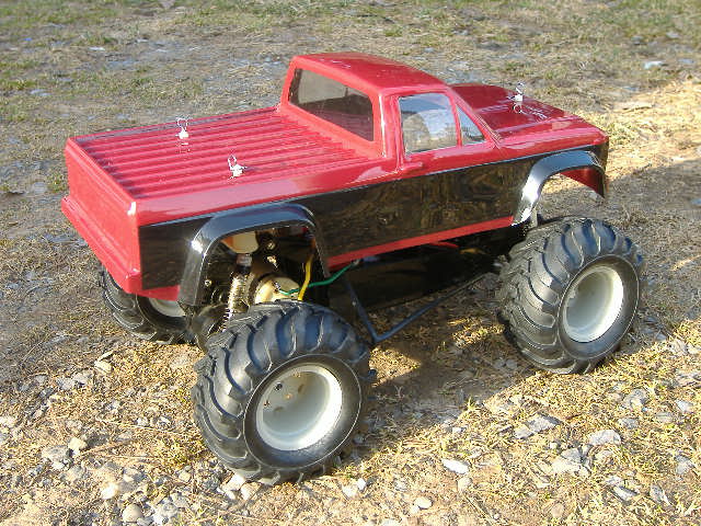 tamiya grasshopper with a crp monster truck conversion