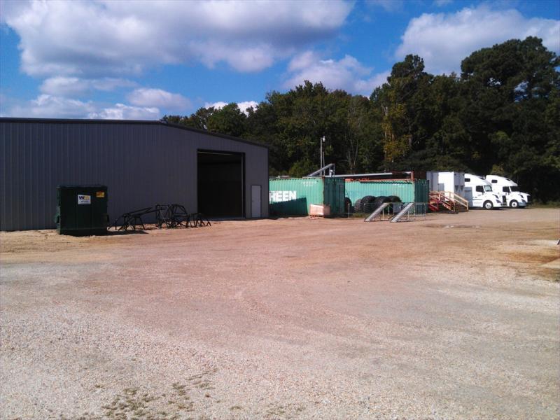 The real "diggers dungeon" this is where all the trucks hide out and get routine work done. There are a lot more on the property than just digger. Not