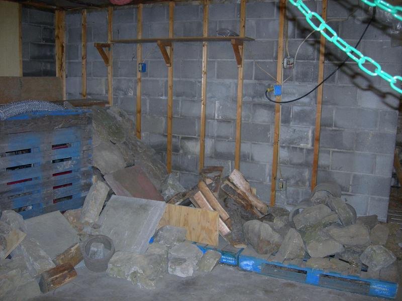 The start of my basement course