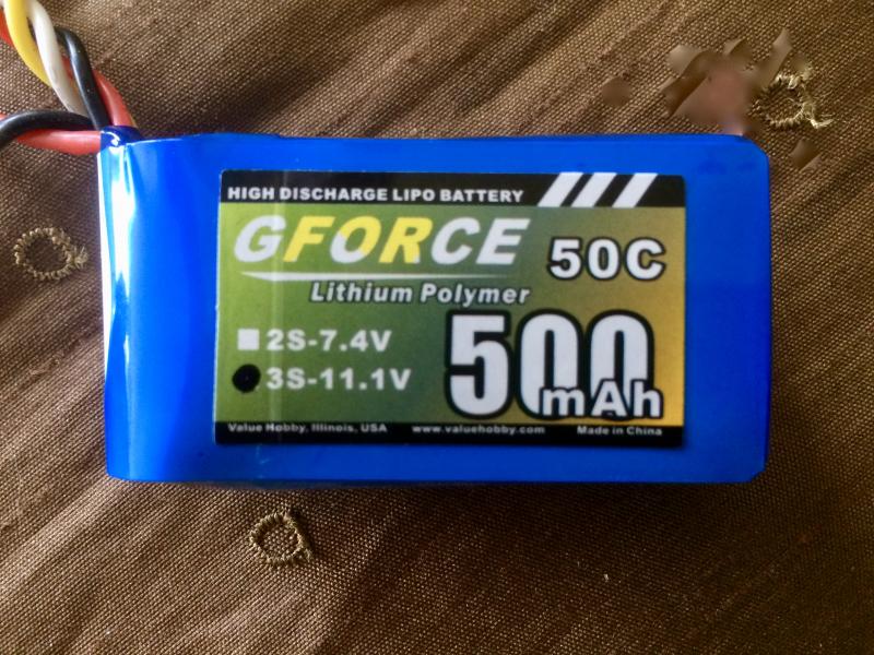 These GForce 3s .500mah batteries are not bad and they don't cost a arm and a leg.