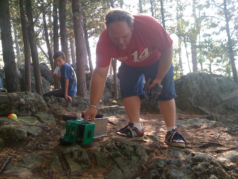 Tom E rolled over the 6x6 over while running the 2.2 curse.  Kevin was strangely silence...