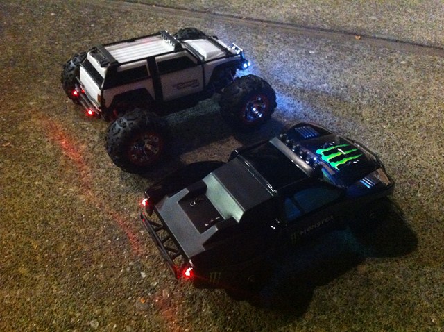 Traxxas SLash Mini & Summit 1/16 with KC_Jones light kits. $12 You cant beat that.