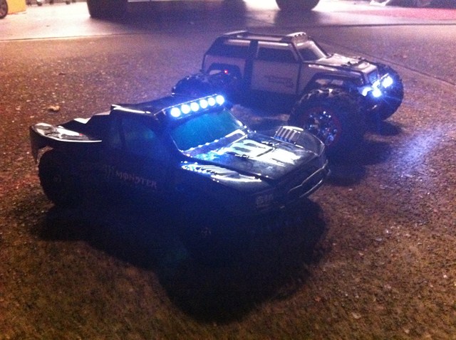 Traxxas SLash Mini & Summit 1/16 with KC_Jones light kits. $12 You cant beat that.