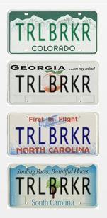 TRLBRKR plates