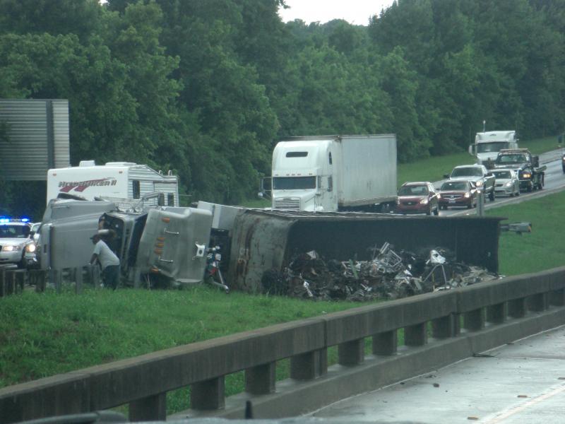 Truck crash