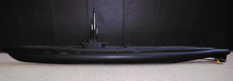 U.S.S. Spadefish SS-411 static plastic model scratch built into fully functioning submersing RC.