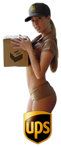 ups shipping girl