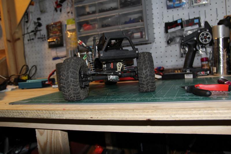 Vattera Ascender 1.9 Scale Comp Truck With Homebrew Chassis from 149 R/C WORX ( Nerby149 ), 
Build used: Homebrew Aluminum Chassis rails
             