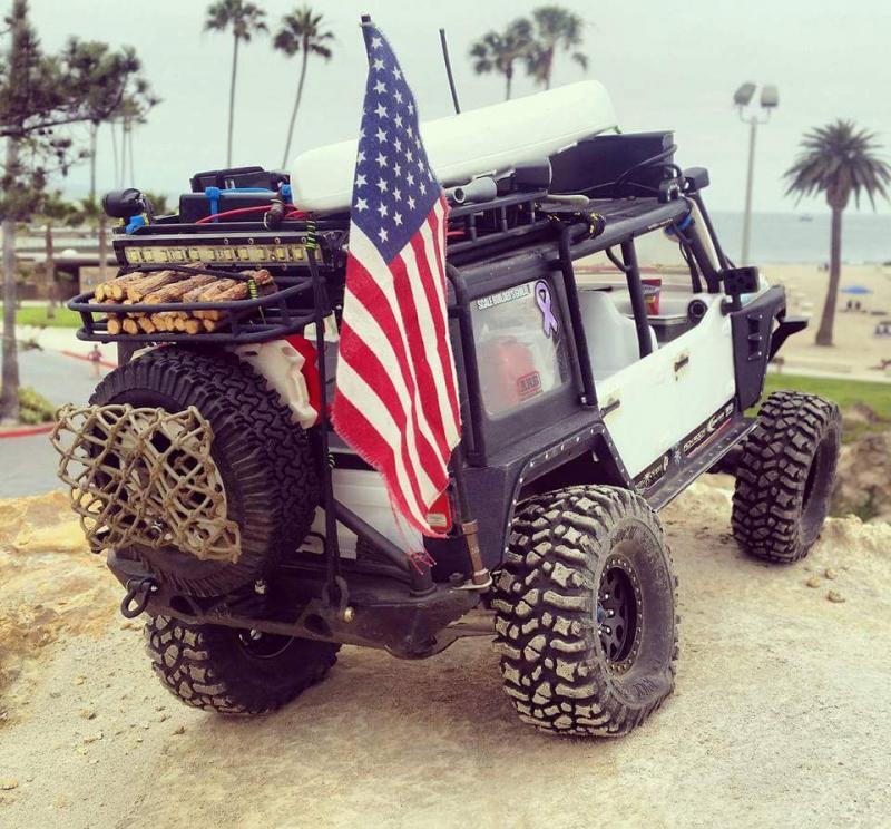 White knight jk chilling at the beach